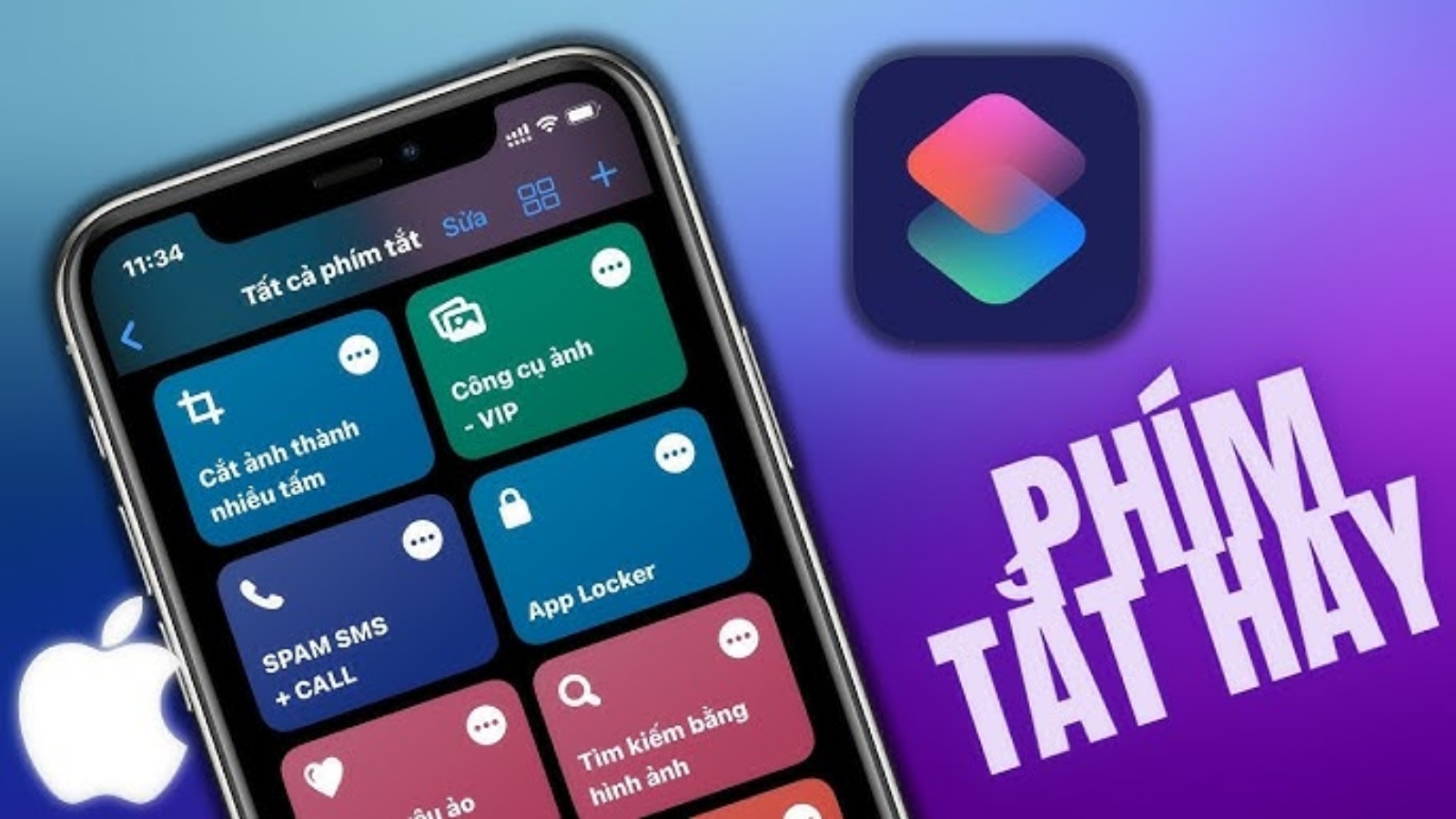 Hình ảnh cho danh mục 5 tips hay cho app Phím tắt (Shortcuts) trên iPhone